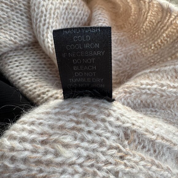 Black Sweater Tank w/Sheer Underlay & Sequins Racer Back - S - Picture 9 of 9